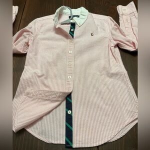 Ralph Lauren Polo Pinstriped Button Up